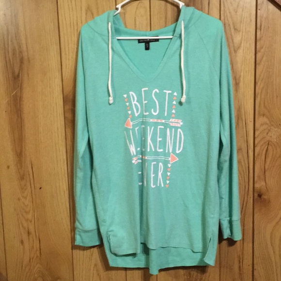 Derek Heart Tops - A hoodie